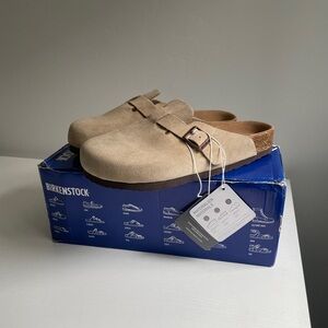Birkenstock Boston Suede Clogs NWT